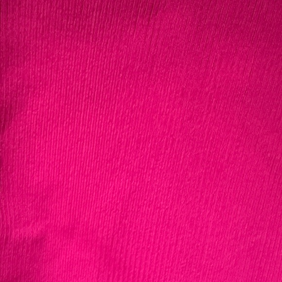 Express Fuchsia Ribbed Top - Picture 4 of 5